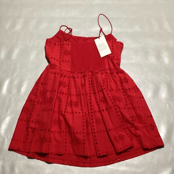 NWT Damson Madder Penelope Mini Red Dress - Picture 3 of 4